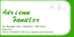 adrienn handler business card